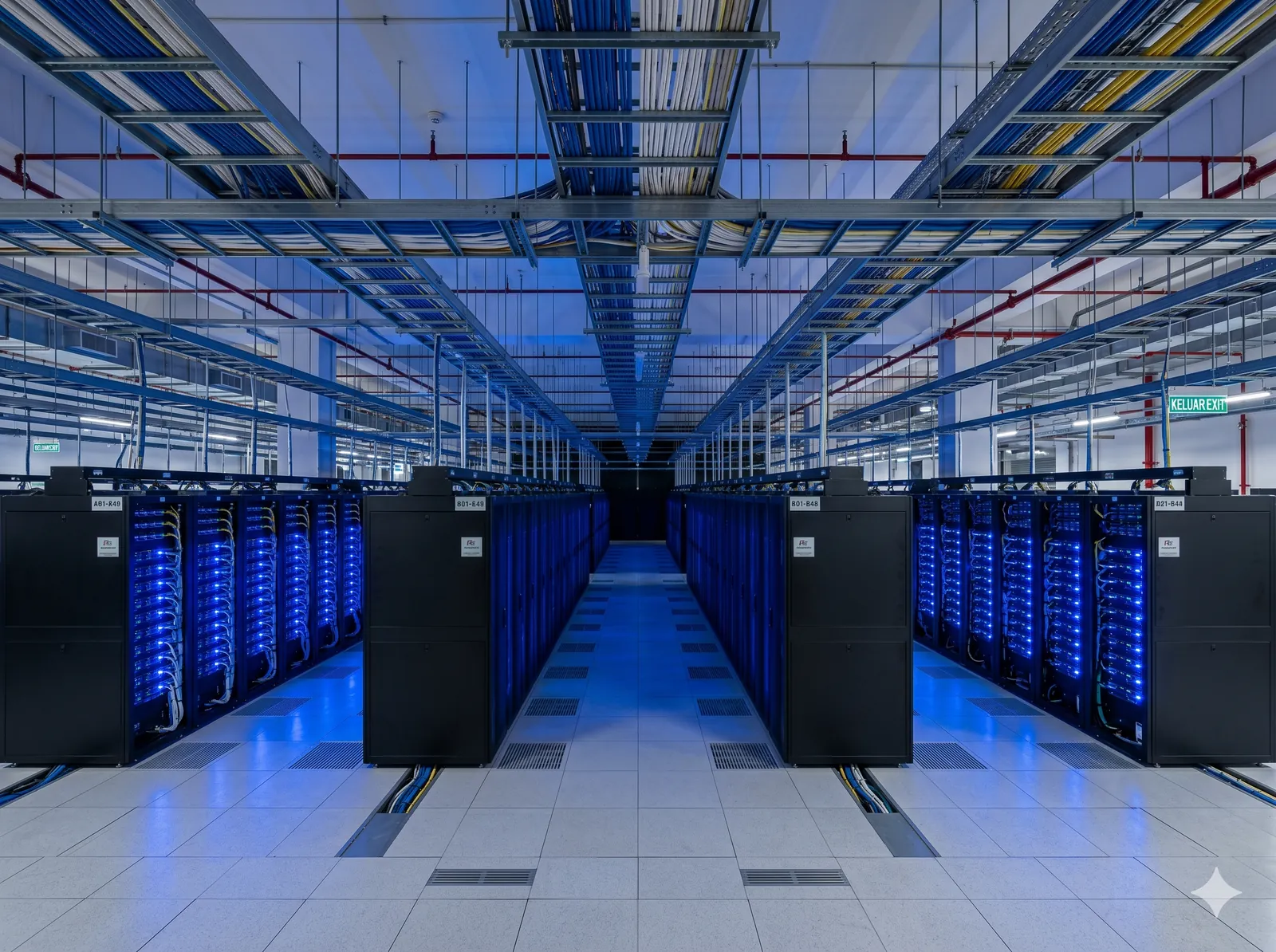 Data center server hall