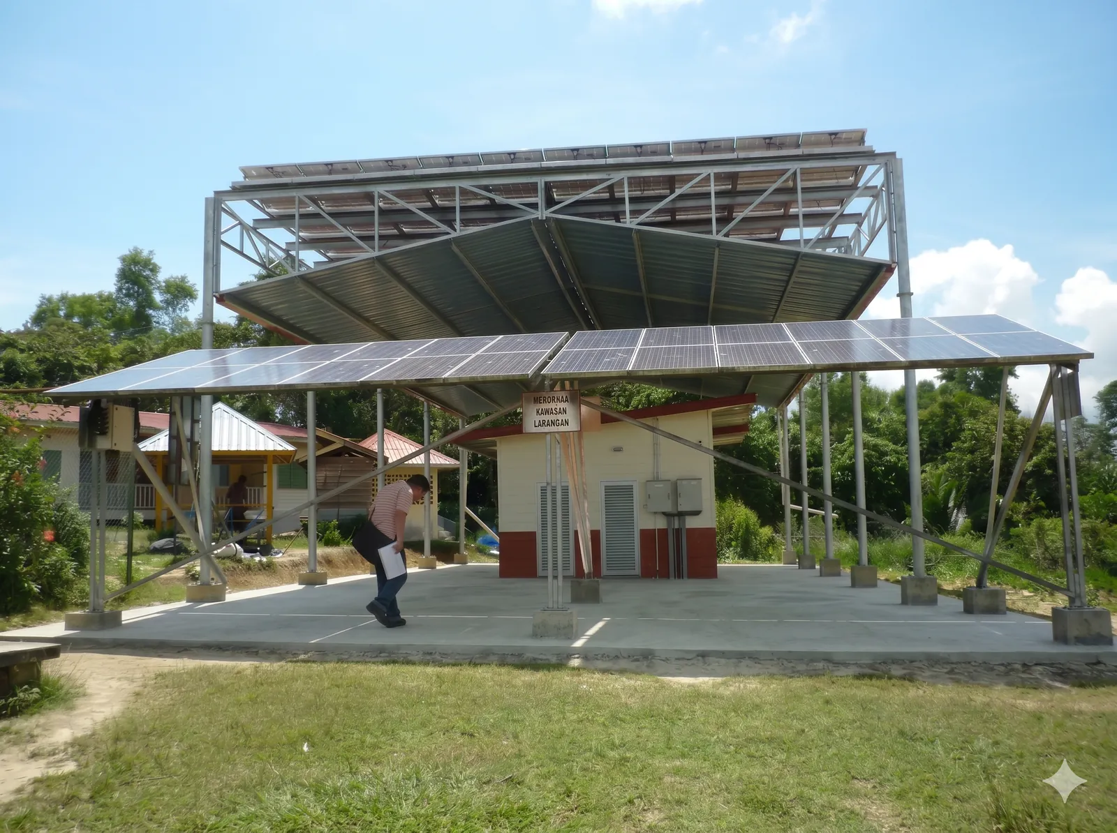 Off-grid solar installation