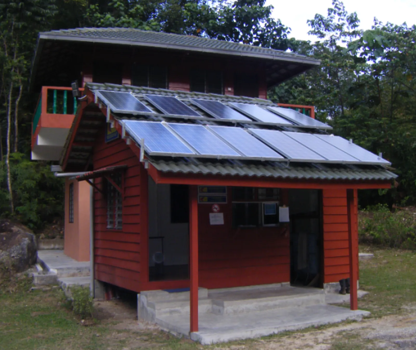 Off-grid solar installation